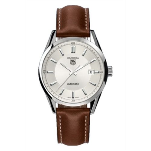 TAG Heuer Carrera Calibre 5 39 Stainless Steel / Silver / Calf